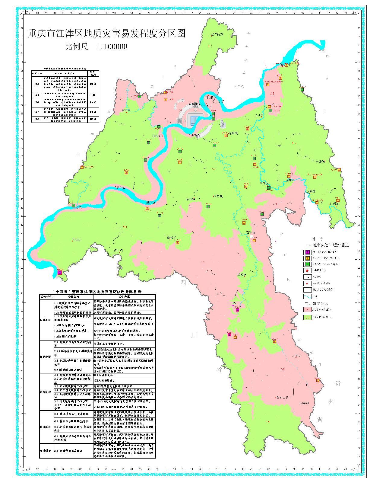 重庆市江津区地质灾害易发程度分区图.jpg